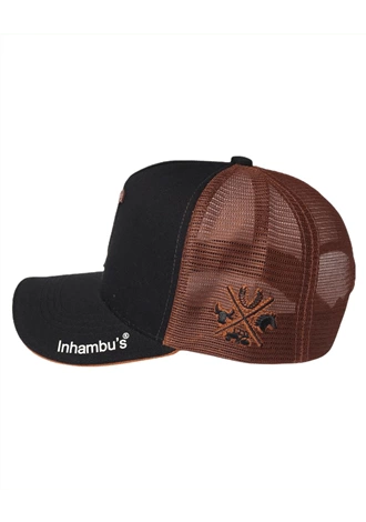 Bon Inhambu's Ave em couro - Preto