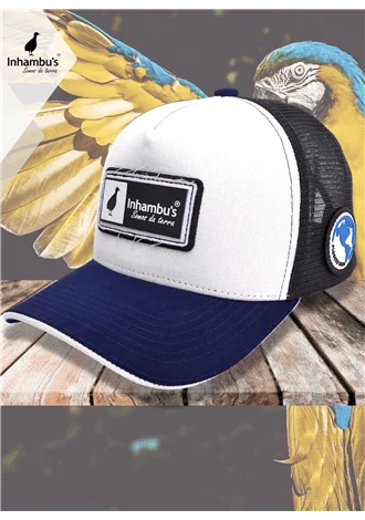 Bon Inhambu's Planeta Azul - Branco e Azul