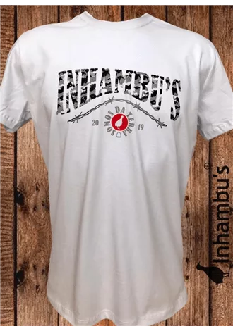 Camiseta Inhambu's Campeiro Masculina - Branca