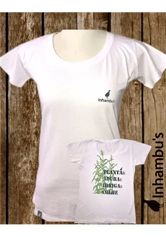 Camiseta Inhambu's Feminina Lavoura - Branca