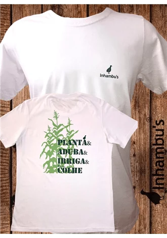 Camiseta Inhambu's Masculina Lavoura - Branco