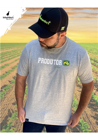 Camiseta Inhambu's  Produtor Rural - Mescla