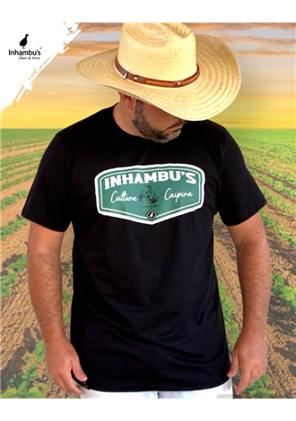 Camiseta Inhambu's  Tradio Caipira - Preta
